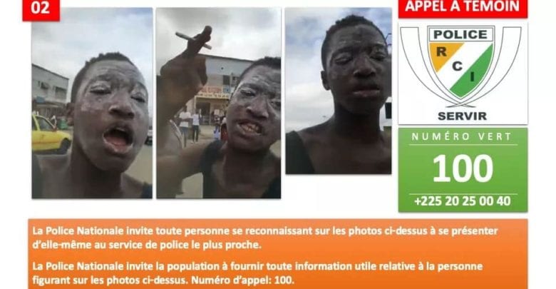 Appel à témoins diffusé sur les Réseaux Sociaux